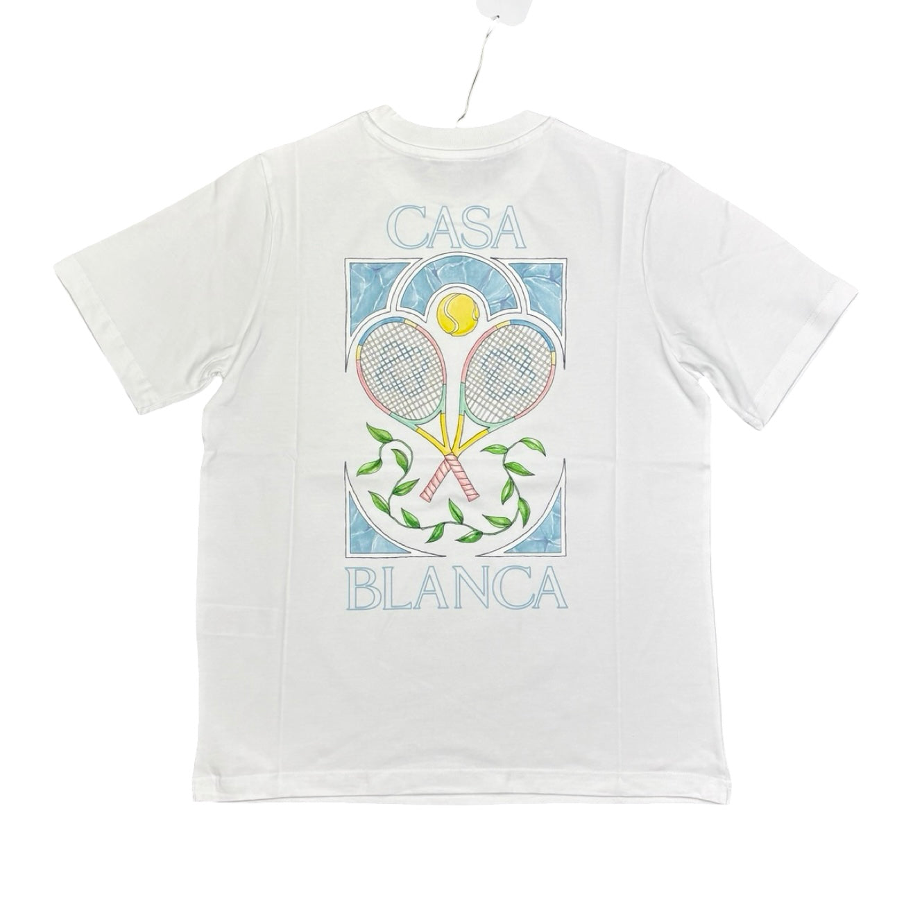 Casablanca Tee Tennis Pastelle White