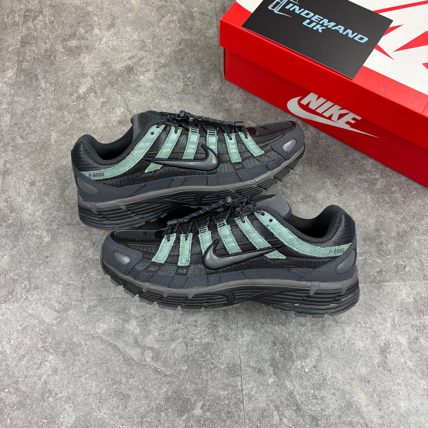 Nike P-6000 Anthracite Clay Green