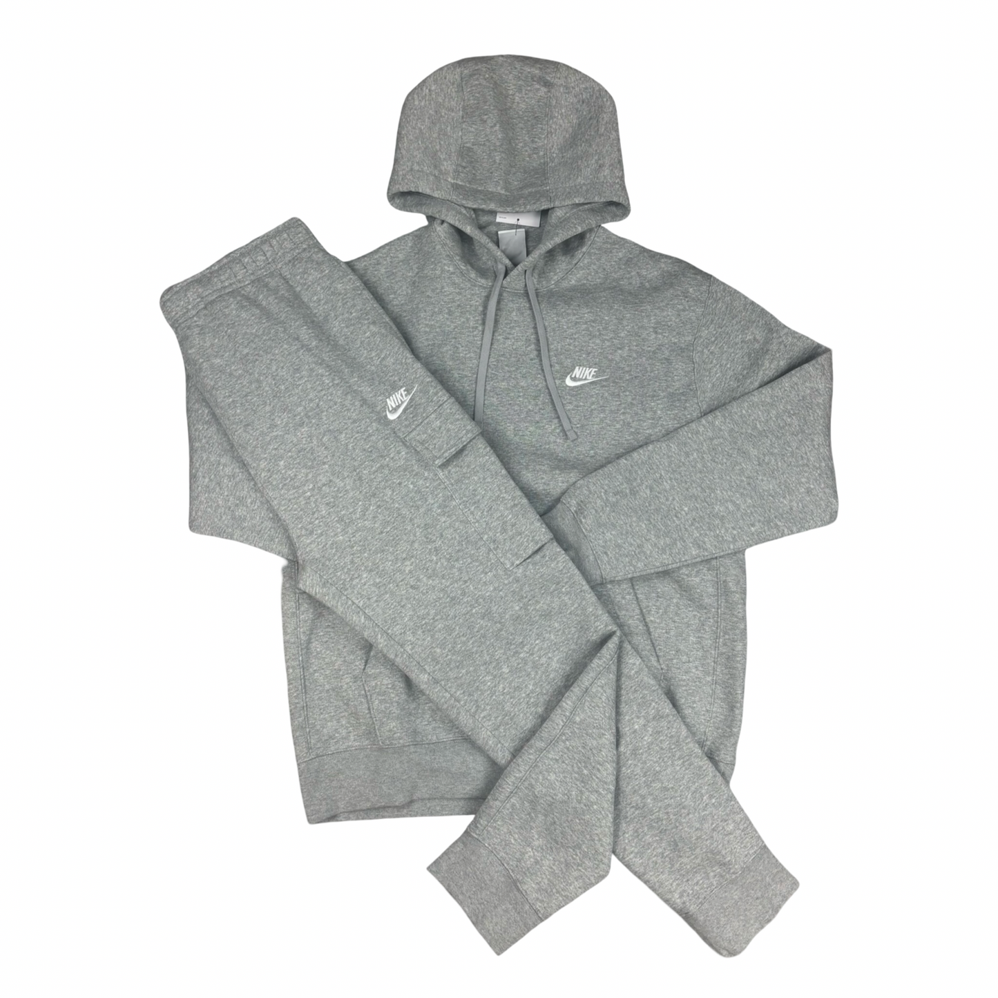 Nike Club Fleece Cargo Tracksuit Grey