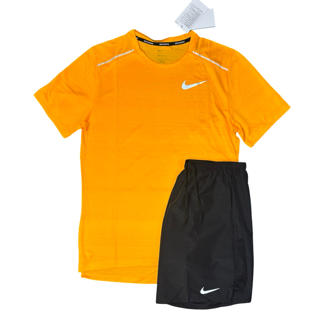 Nike Miler Short Set Sundial Orange