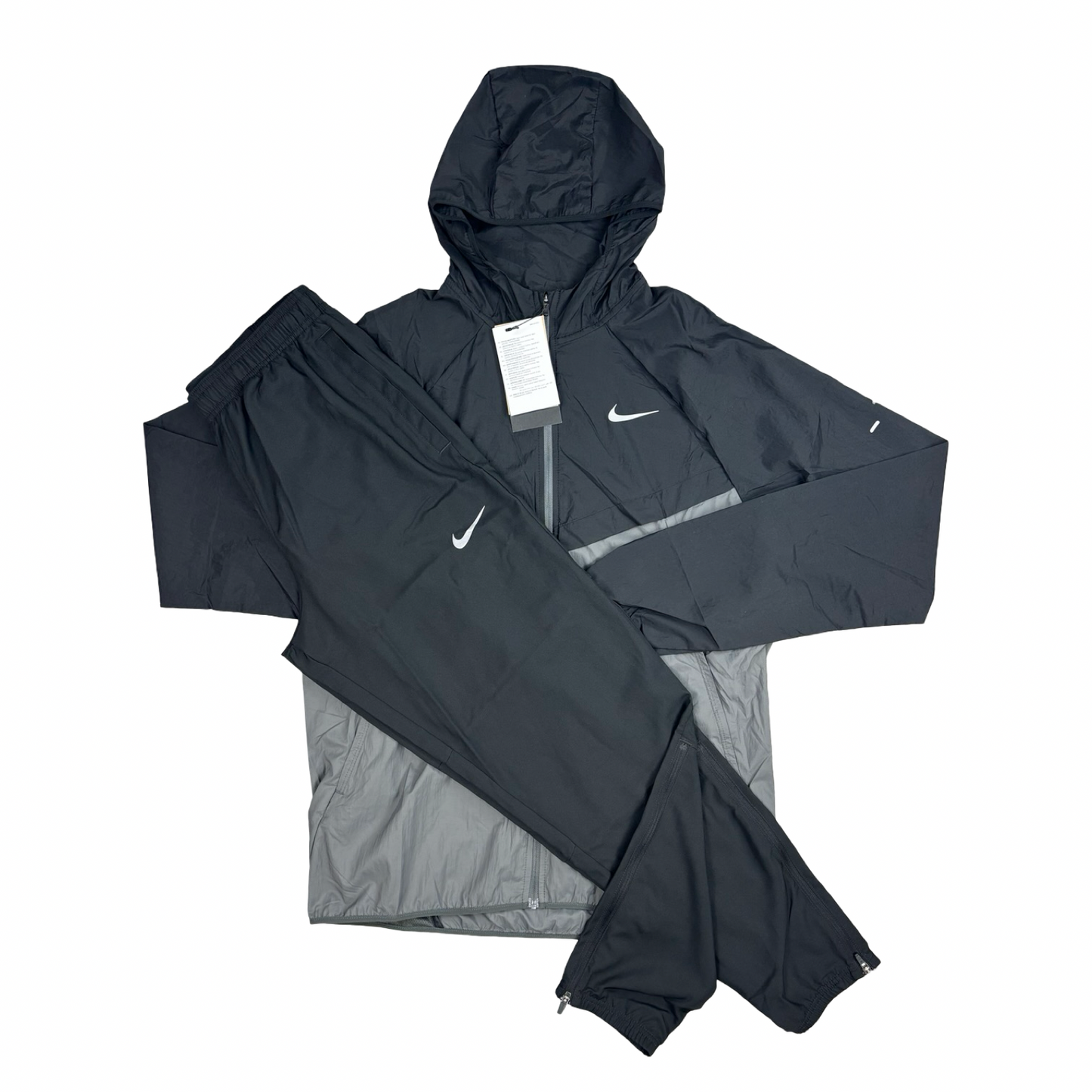 Nike Windrunner Black/Grey Challenger Set