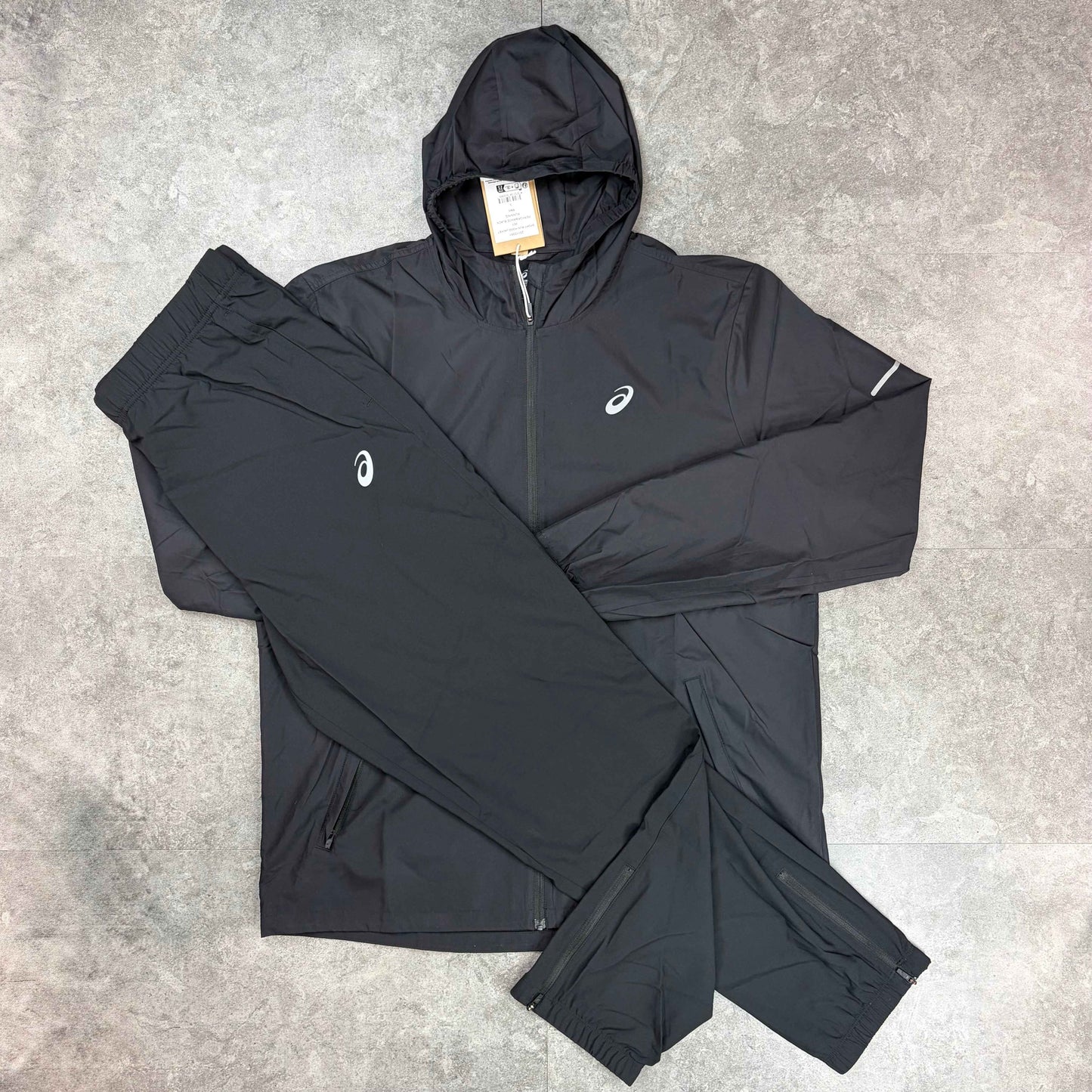 Asics Black Core Tracksuit