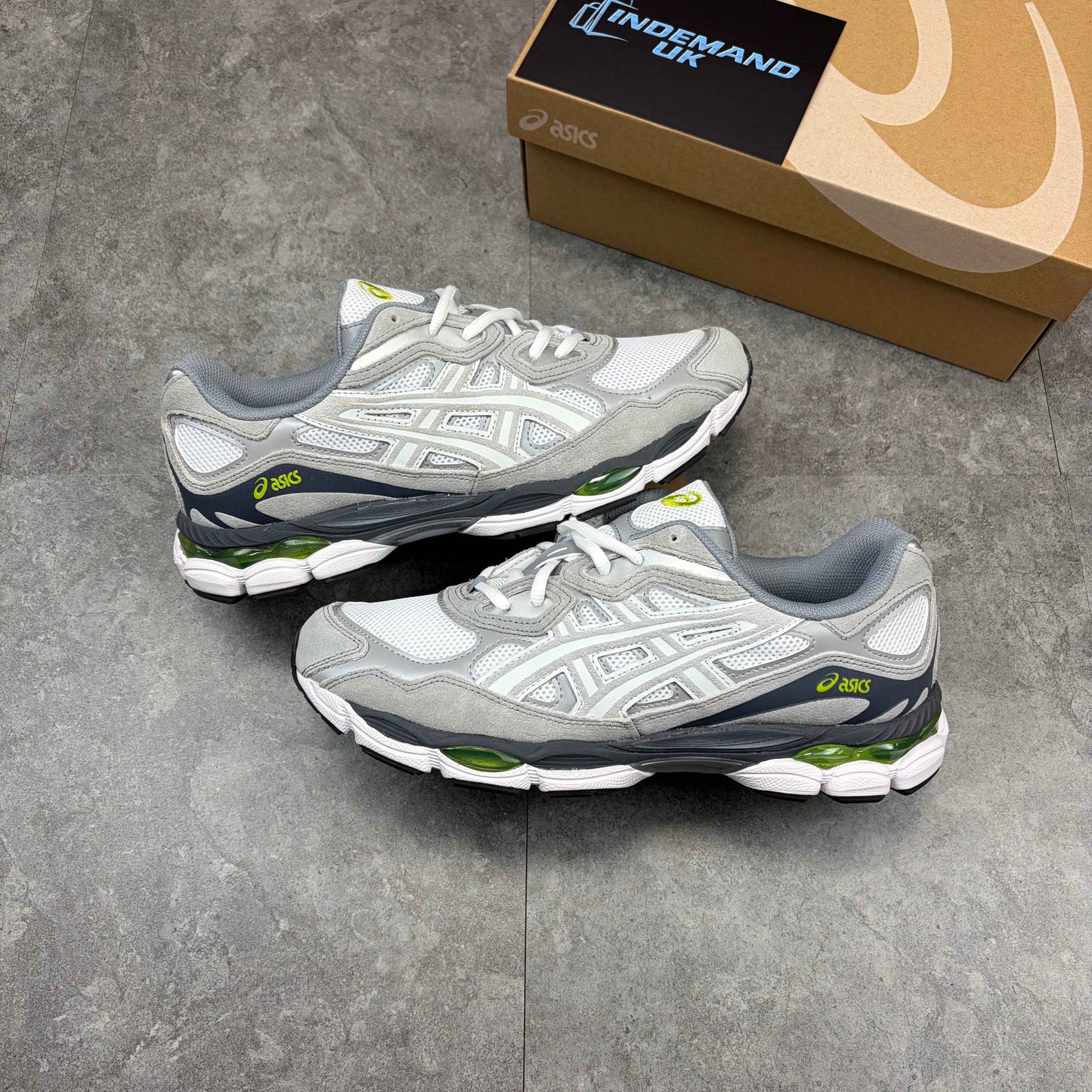 Asics Gel-Nyc White/Glacier Grey/Green