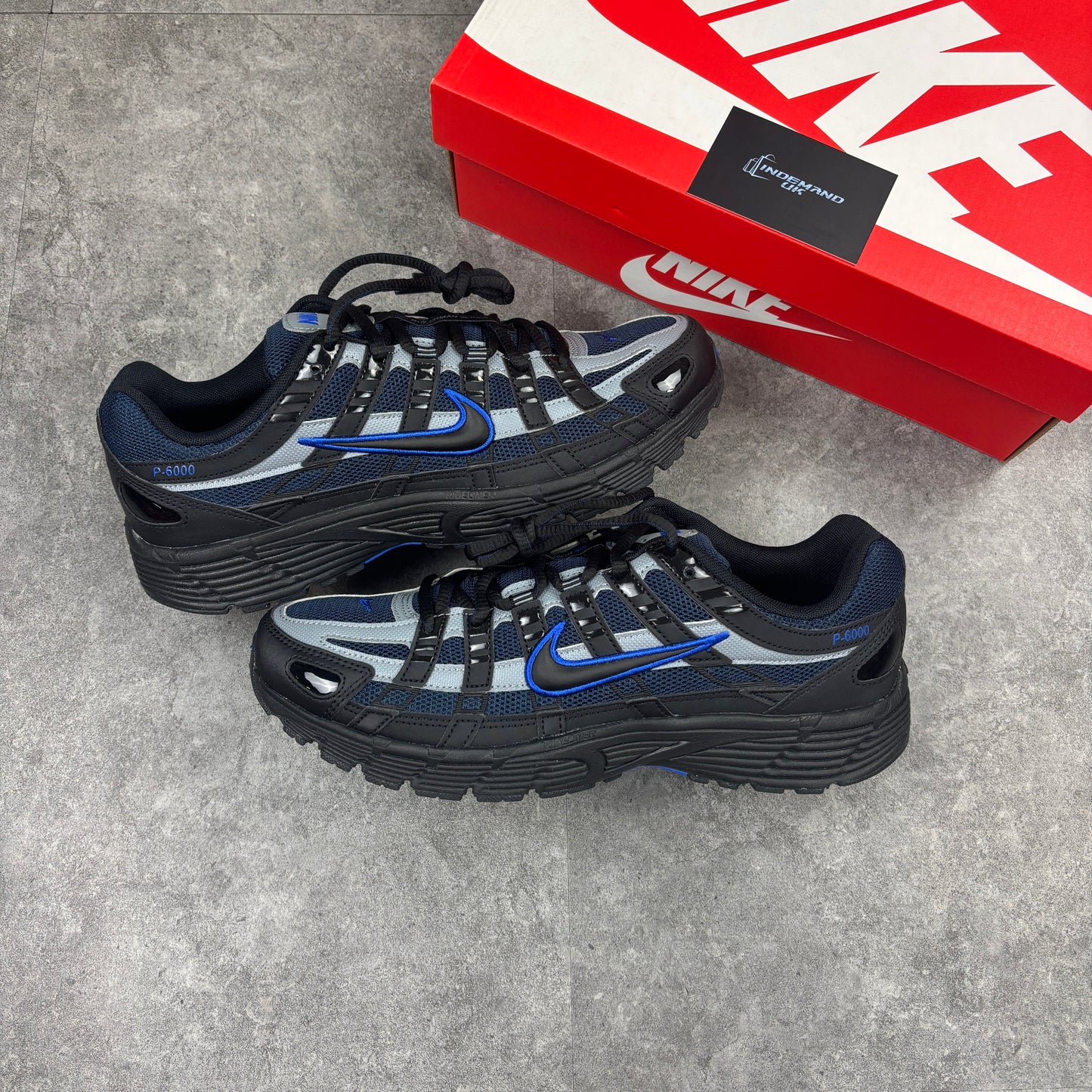 Nike P-6000 Black/ Royal Blue