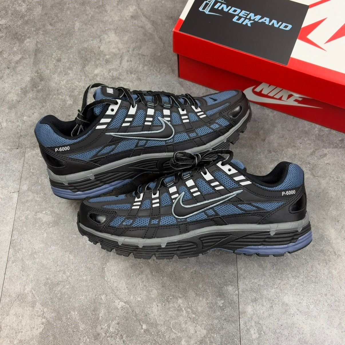 Nike P-6000 Black/Cool Grey/ Diffused Blue