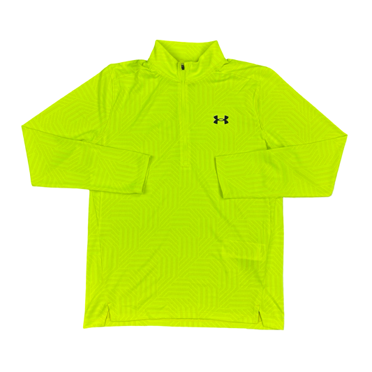 Under Armour Geotessa 1/2 Zip Neon Yellow