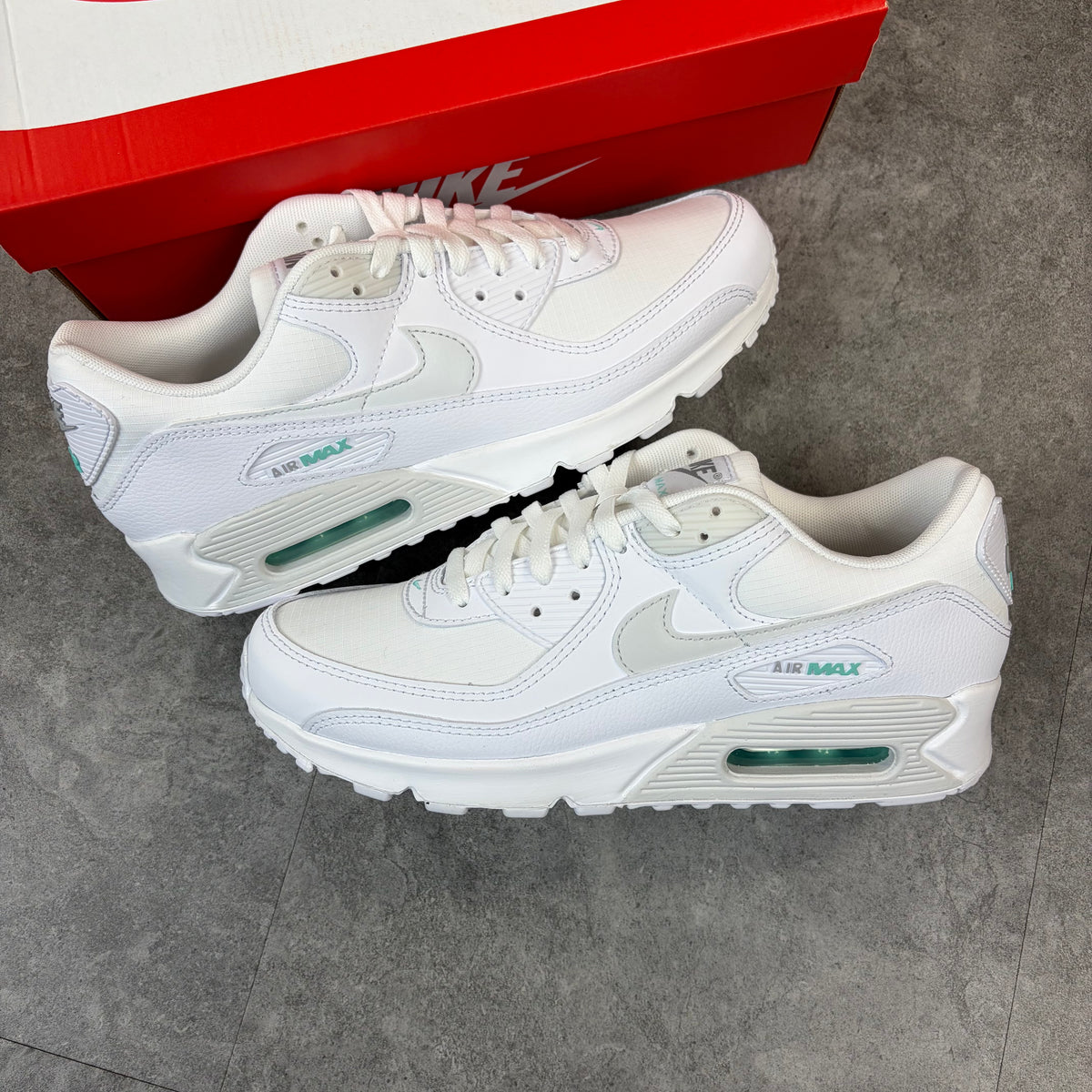Nike Air Max 90 White/Turqoise