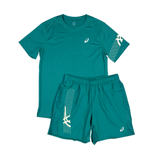 Asics Icon Short Set Teal