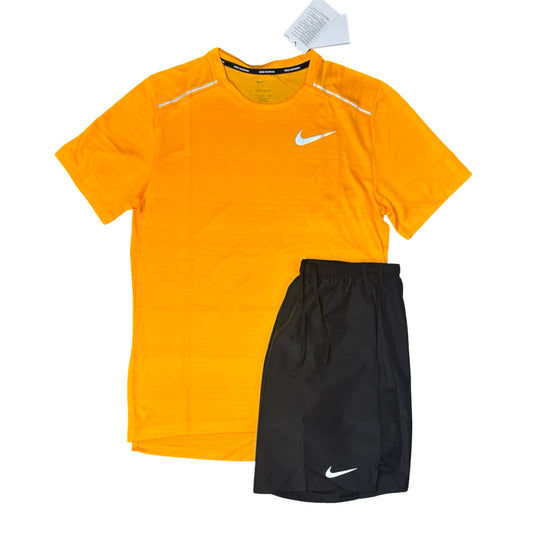Nike Miler Short Set Sundial Orange