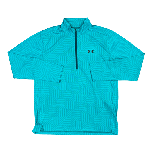 Under Armour Geotessa 1/2 Zip Aqua Blue