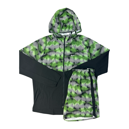 Nike Repel Windrunner Set Green & Black