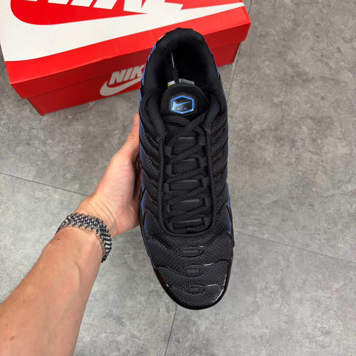 Nike Air Max TN Black / Crystal Blue