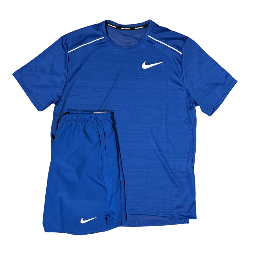 Nike Miler Short Set Royal Blue