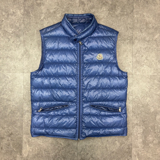Moncler Gui Gilet Blue Size 3
