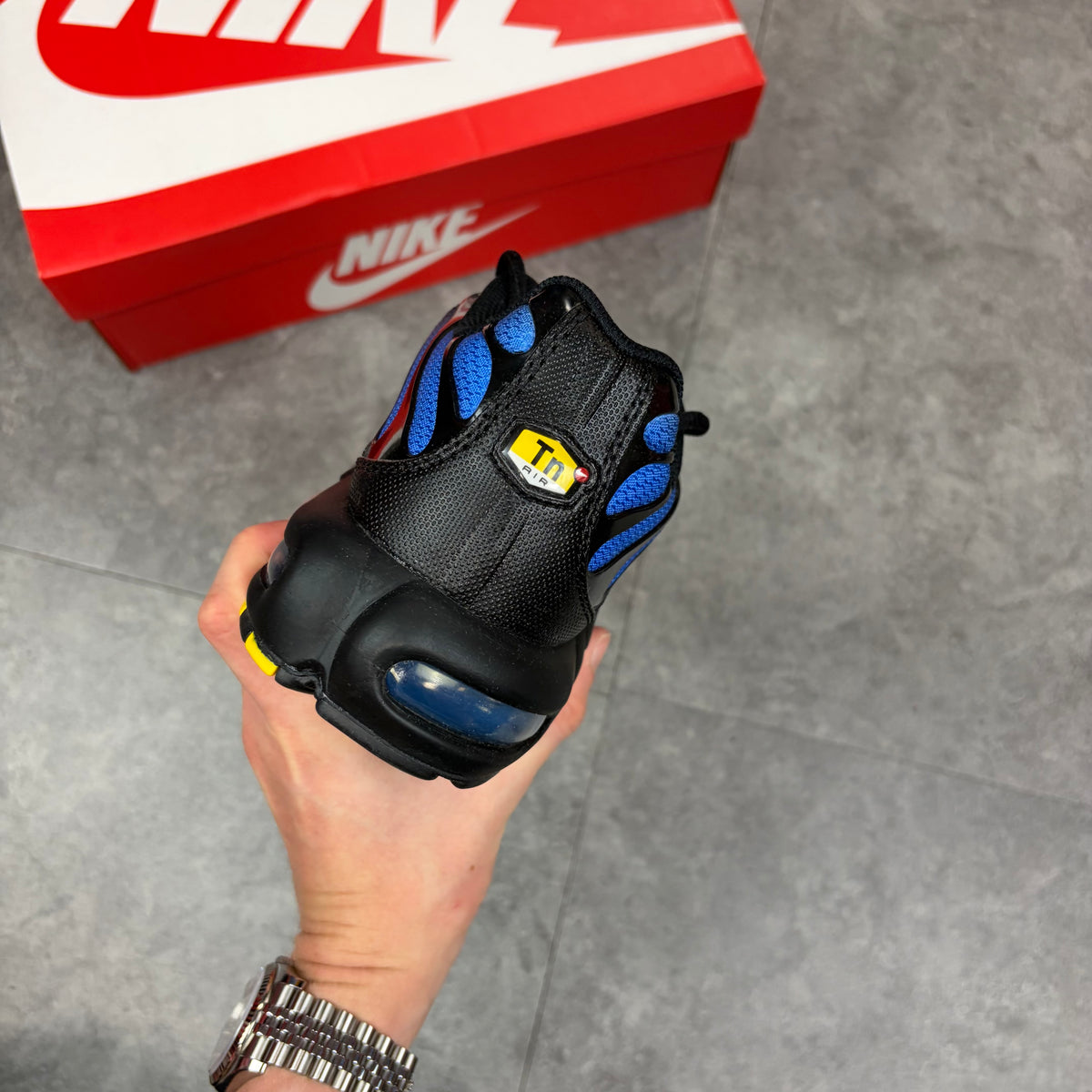 Nike Air Max TN Black / Crystal Blue