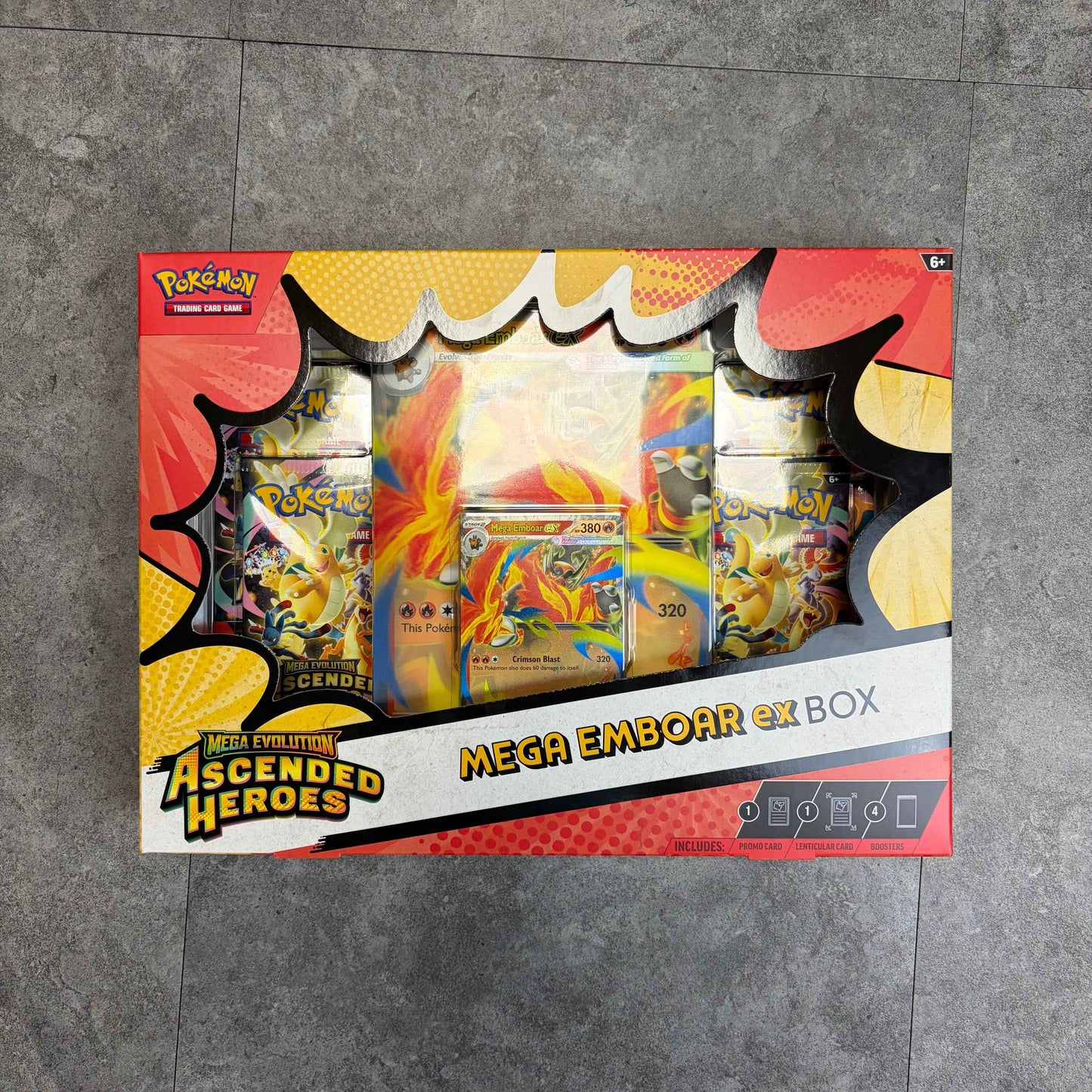Pokemon Mega Emboar EX Box