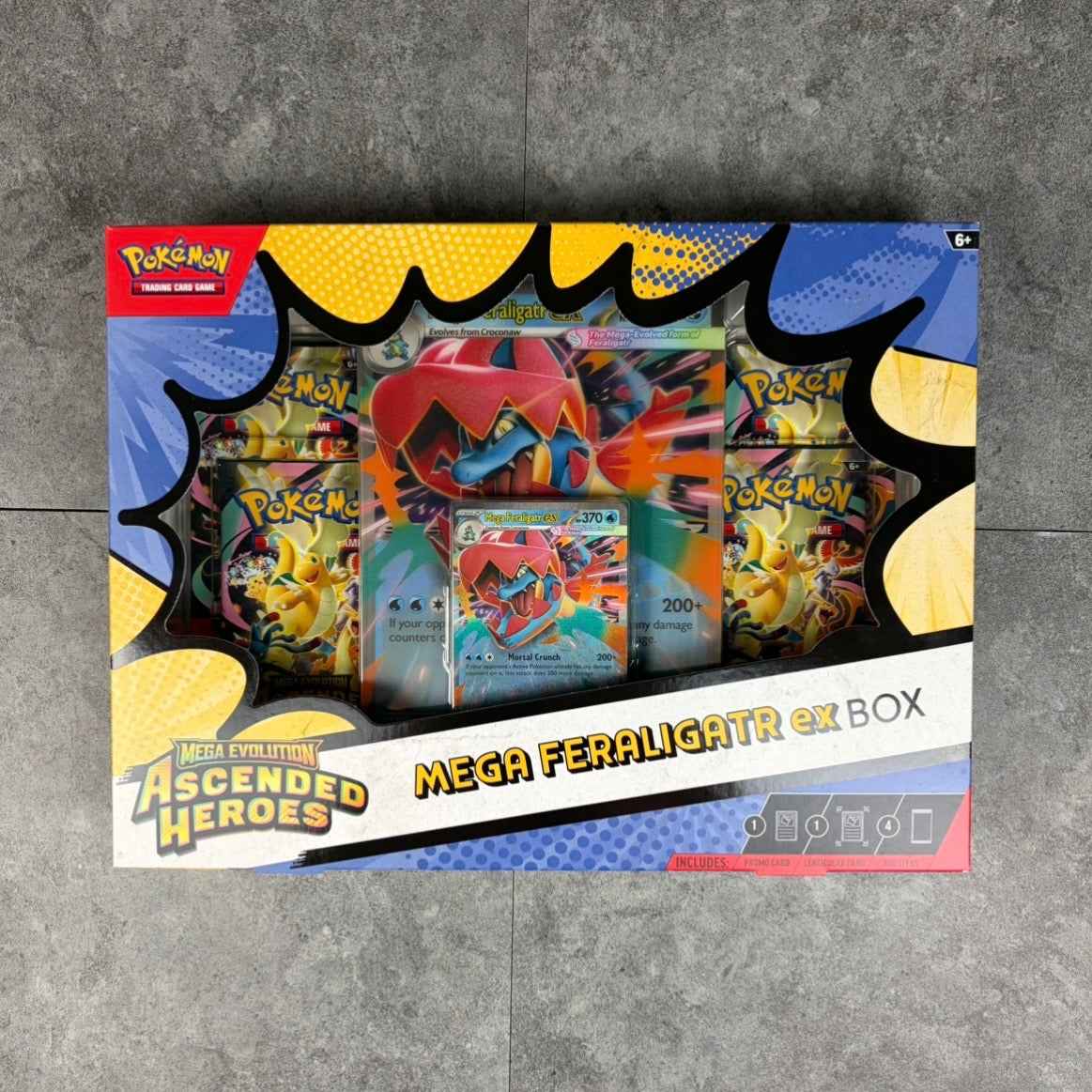 Pokemon Ascended Heroes Mega Feraligatr EX Box