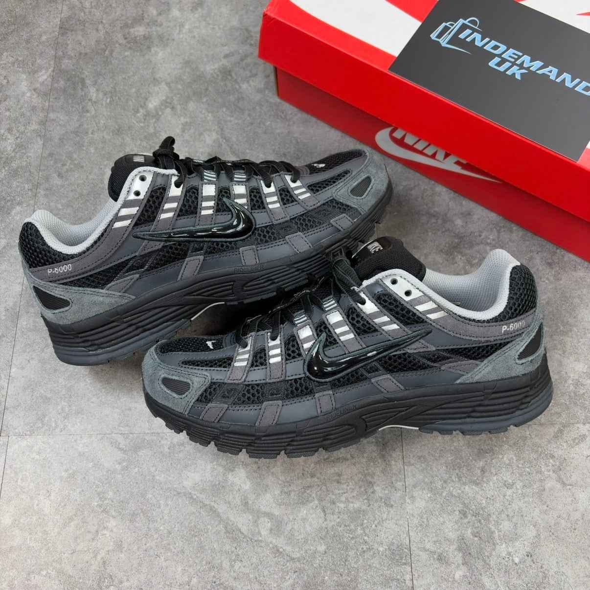 Nike P-6000 Anthracite Matalic Silver