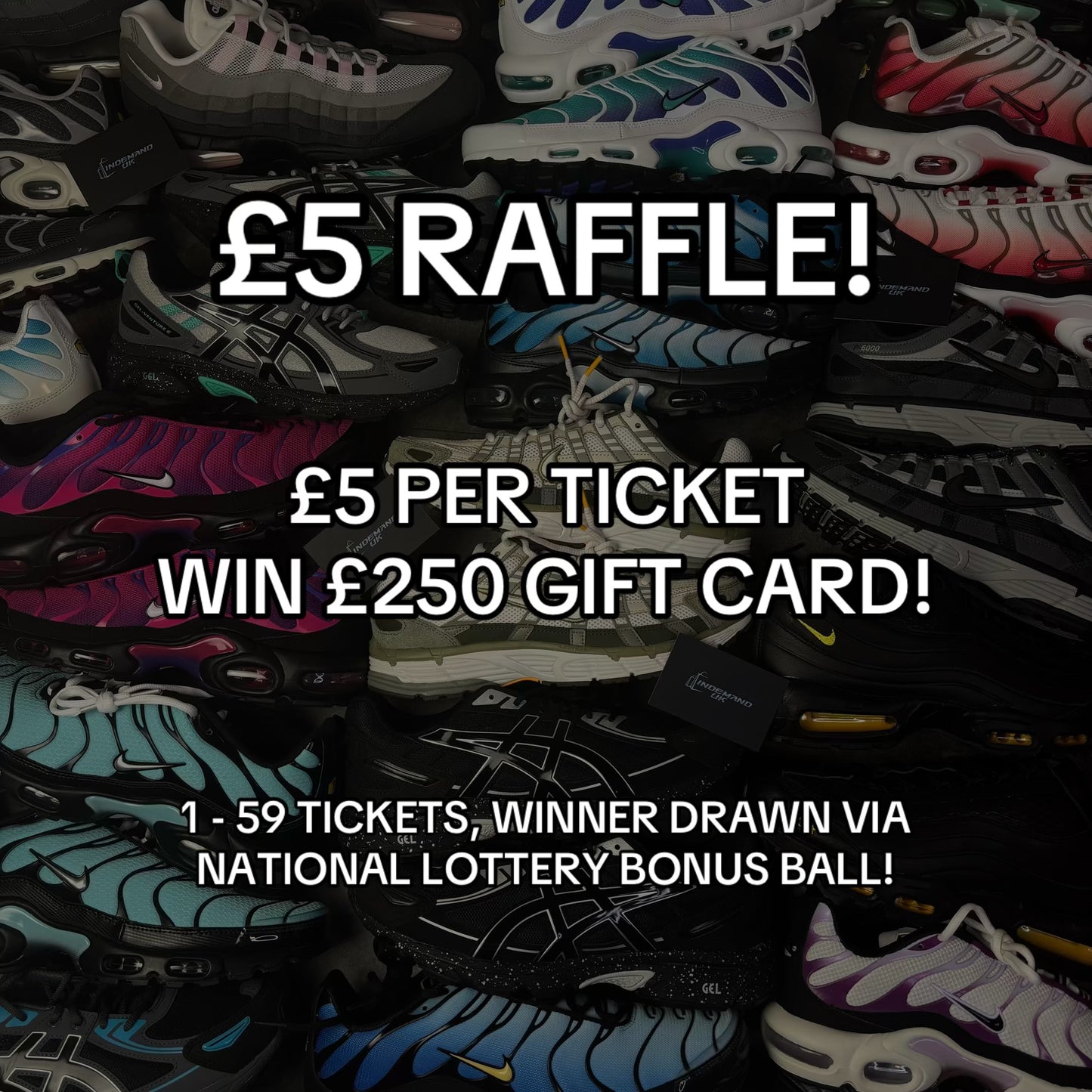 £5 RAFFLE WIN £250!