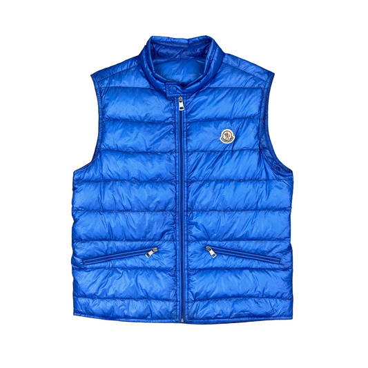 Moncler Gui Gilet Royal Blue Size 3