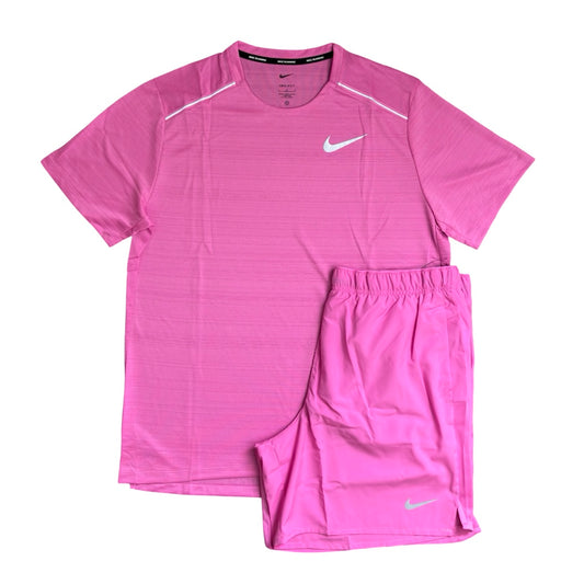 Nike Miler Short Set Playful Pink