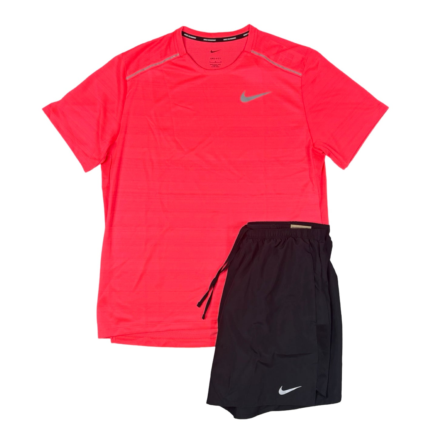 Nike Miler Short Set Hot Punch