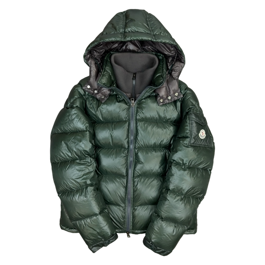 Moncler Zin Down Jacket Green Size 2