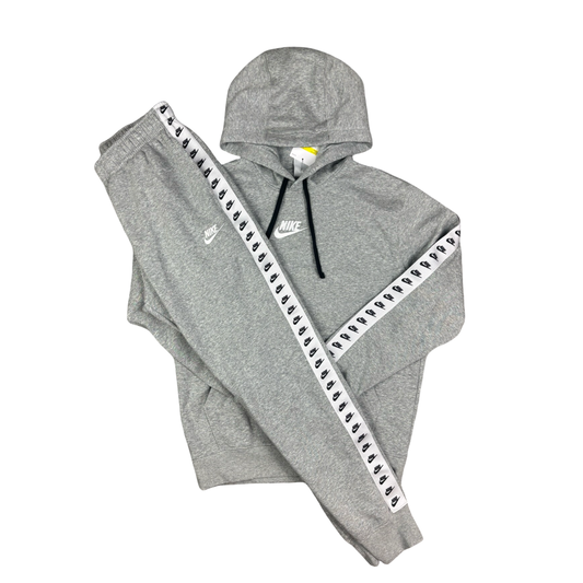 Nike Essential Fleece Tracksuit Grey